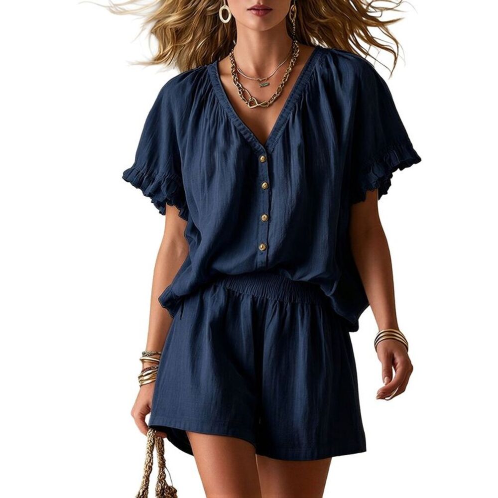 Vincent Womens 2Pc T-Shirt & Short Set